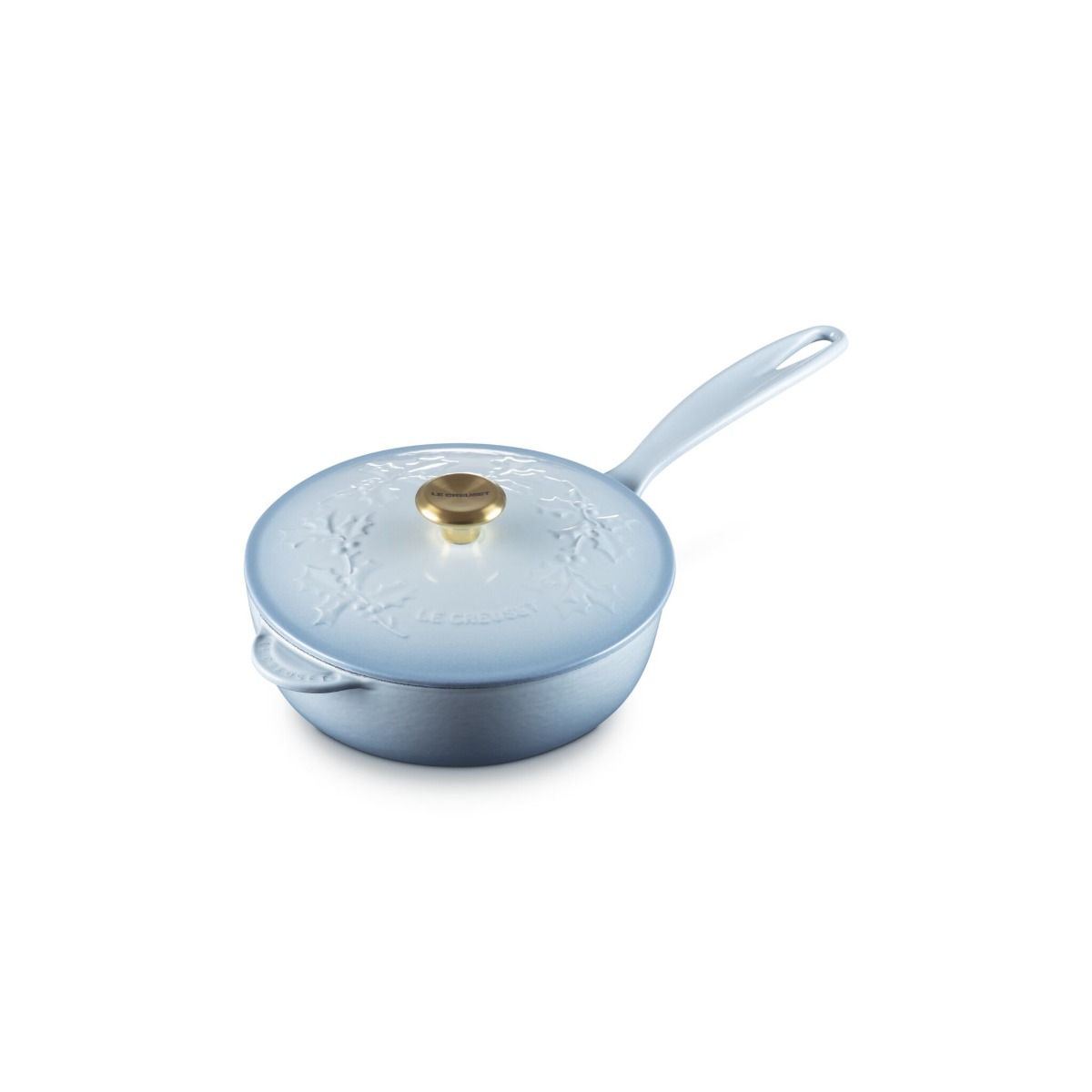  Le Creuset Holly Collection 2.25 Qt. Saucier | Coastal Blue