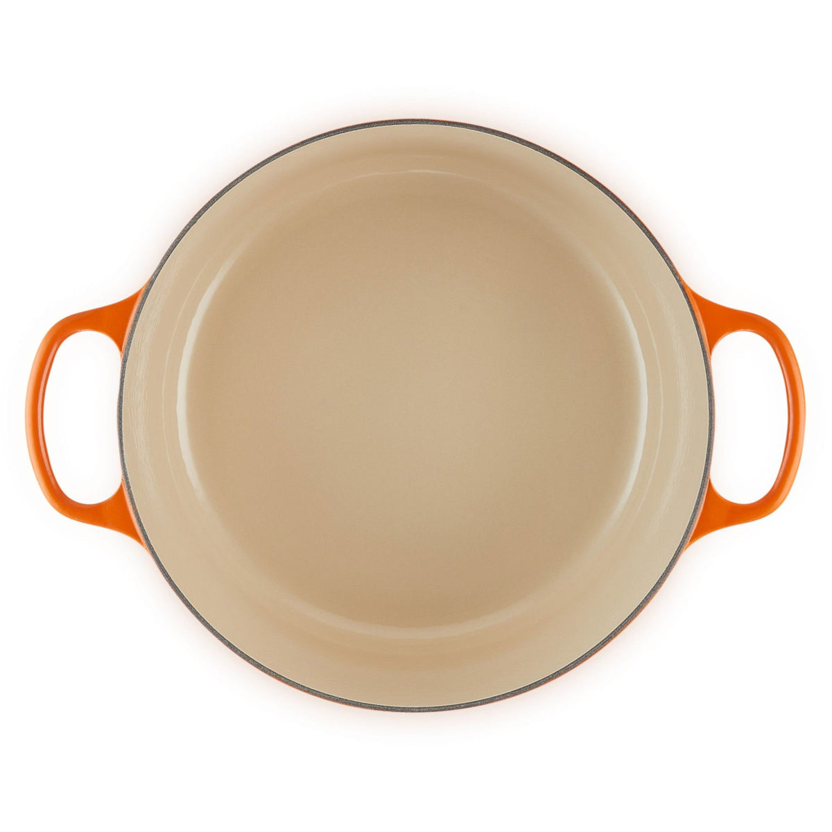  Le Creuset 9 Qt. Round Signature Dutch Oven With Stainless Steel Knob | Flame Orange
