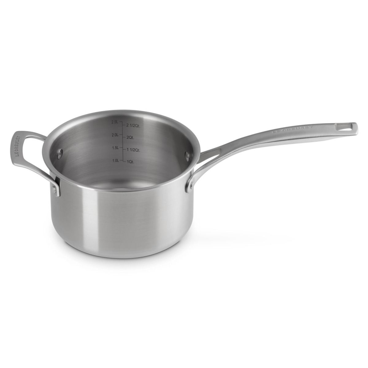  Le Creuset Essential Stainless Steel 3 Qt. Saucepan With Lid