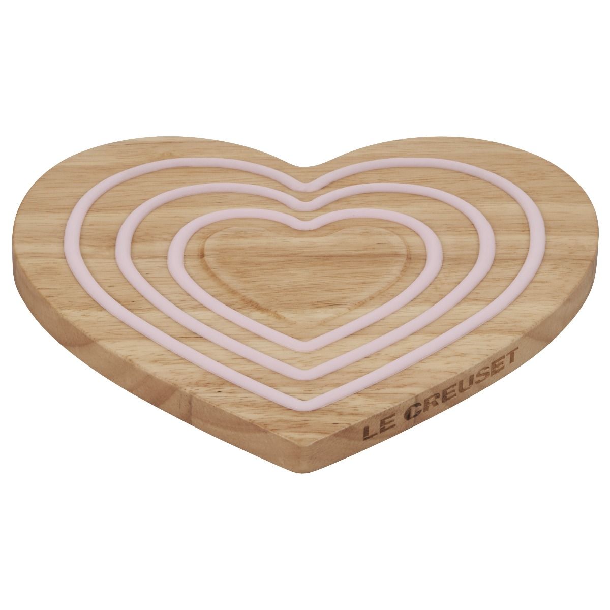  Le Creuset Heart-Shaped Magnetic Wooden Trivet