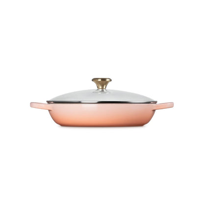  Le Creuset Signature 2.25 Qt. Round Braiser With Glass Lid | Pêche