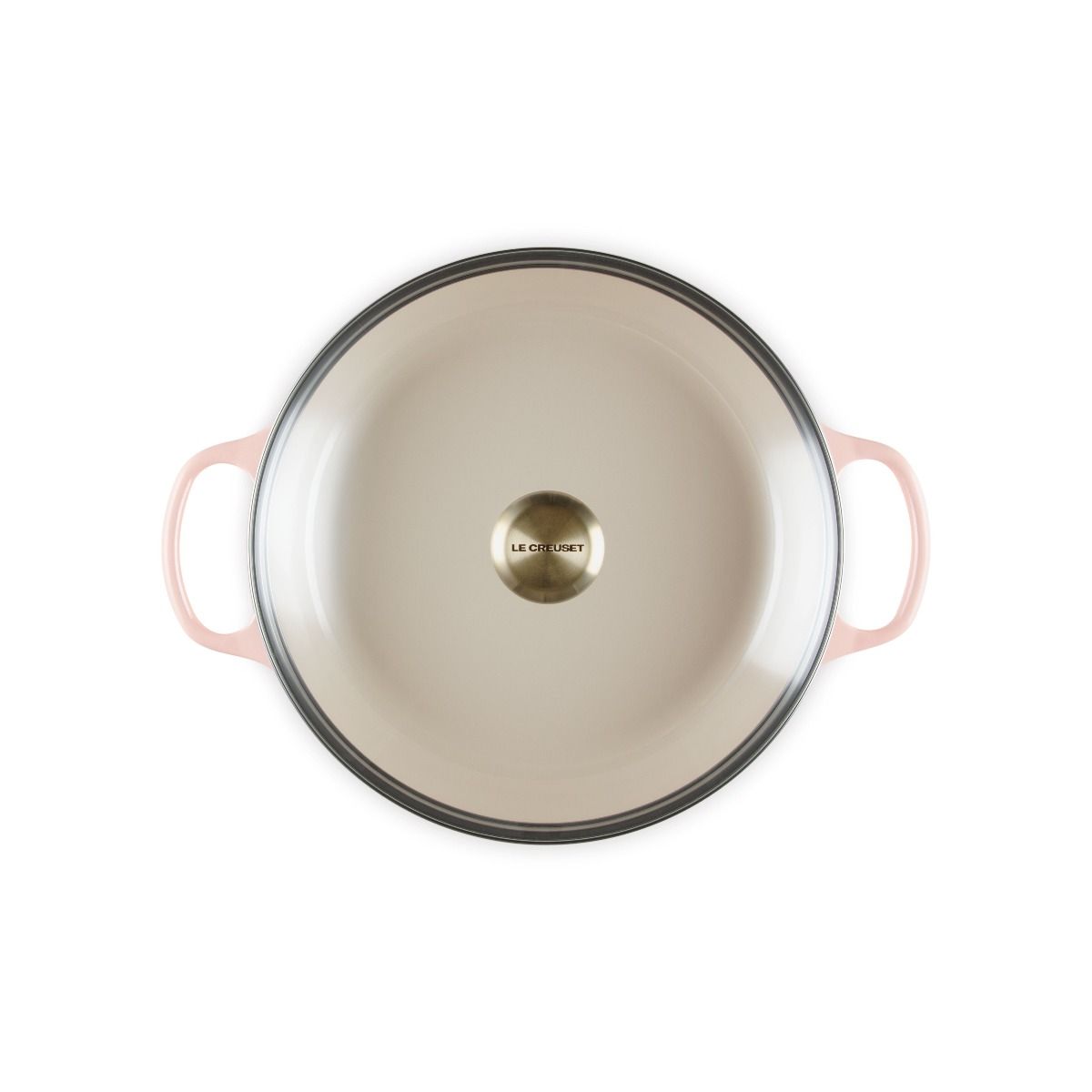  Le Creuset Signature 2.25 Qt. Round Braiser With Glass Lid | Pêche