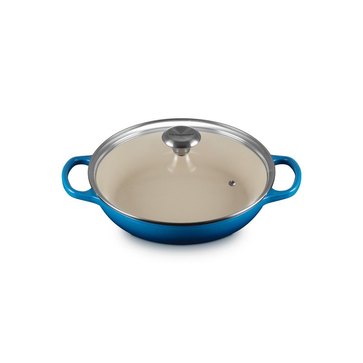  Le Creuset Signature 2.25 Qt. Round Braiser With Glass Lid | Marseille