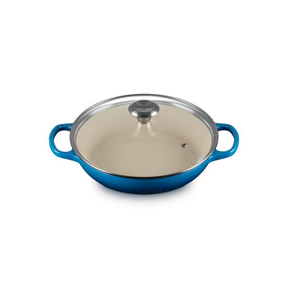  Le Creuset Signature 2.25 Qt. Round Braiser With Glass Lid | Marseille