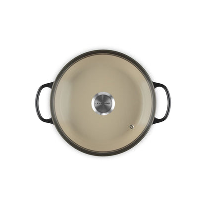  Le Creuset Signature 2.25 Qt. Round Braiser With Glass Lid | Licorice