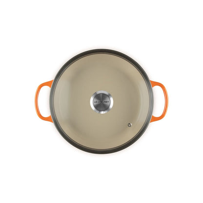  Le Creuset Signature 2.25 Qt. Round Braiser With Glass Lid | Flame