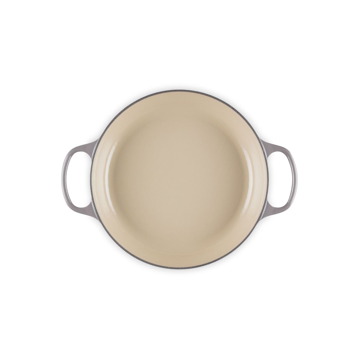  Le Creuset Signature 2.25 Qt. Round Braiser With Glass Lid | Oyster