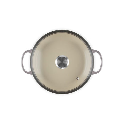  Le Creuset Signature 2.25 Qt. Round Braiser With Glass Lid | Oyster