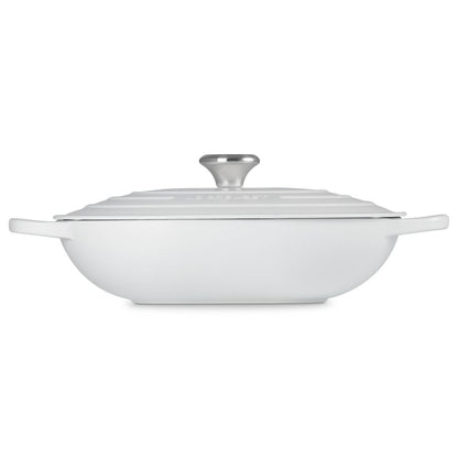  Le Creuset Signature 3.75 Qt. Oval Casserole | White