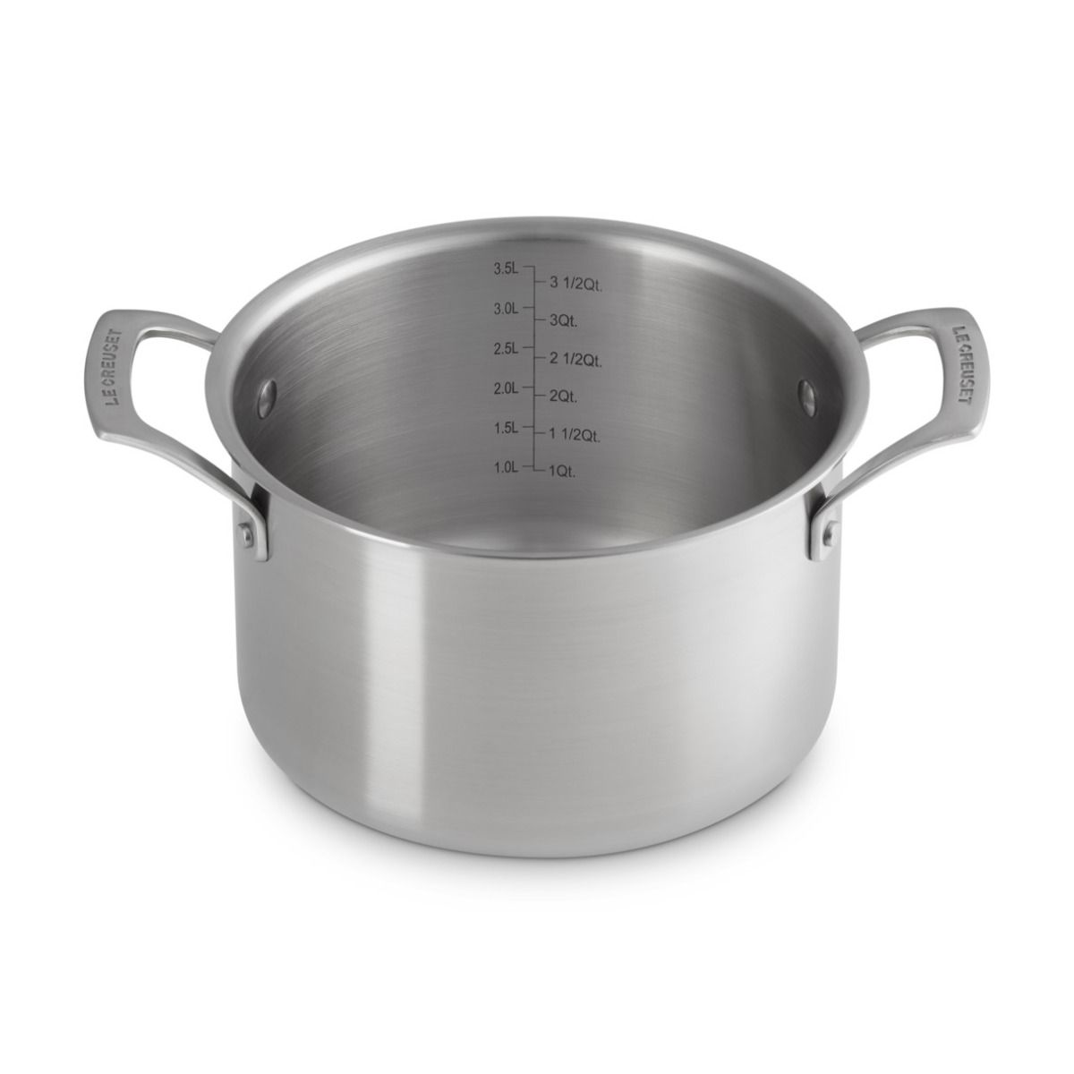  Le Creuset Essential Stainless Steel 4 Qt. Deep Round Stockpot