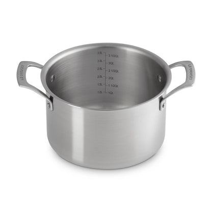  Le Creuset Essential Stainless Steel 4 Qt. Deep Round Stockpot