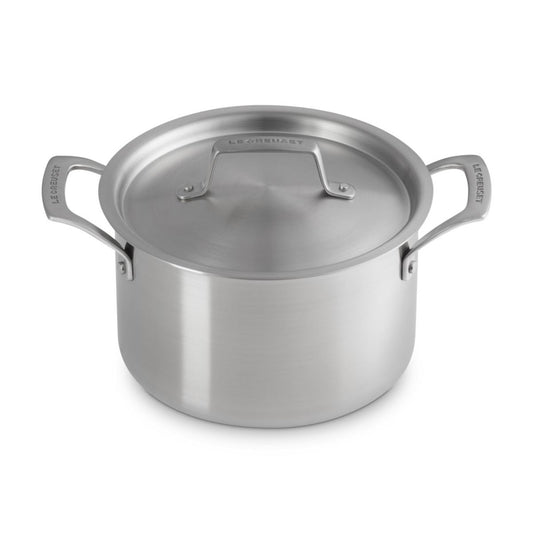  Le Creuset Essential Stainless Steel 4 Qt. Deep Round Stockpot
