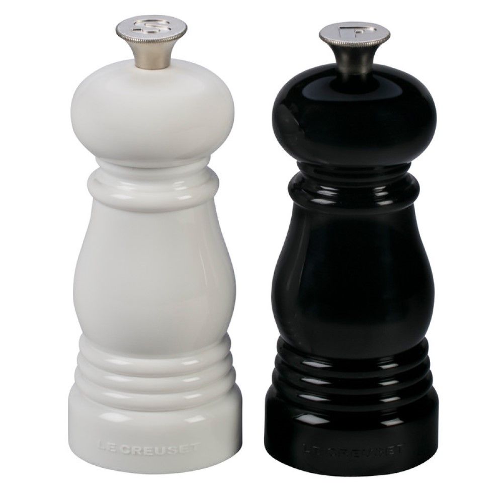  Le Creuset Petite Salt & Pepper Mill Set | Black & White