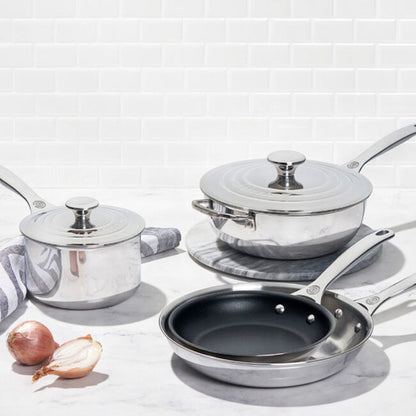  Le Creuset 6-Piece Cookware Set | Tri-Ply Stainless Steel