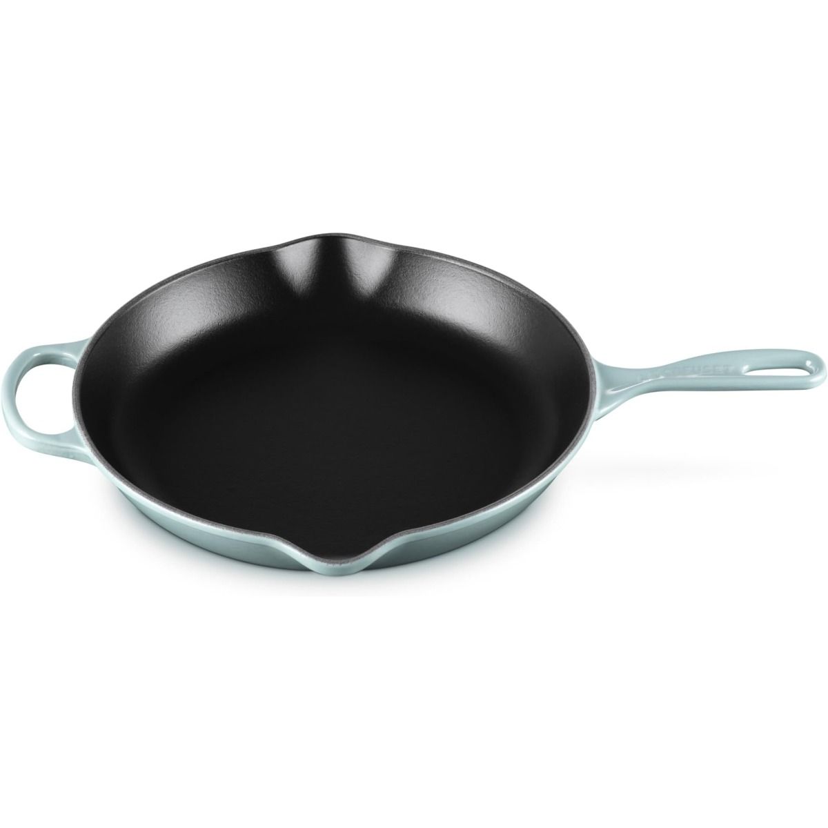  Le Creuset 11.75" Signature Enameled Cast Iron Skillet | Sea Salt