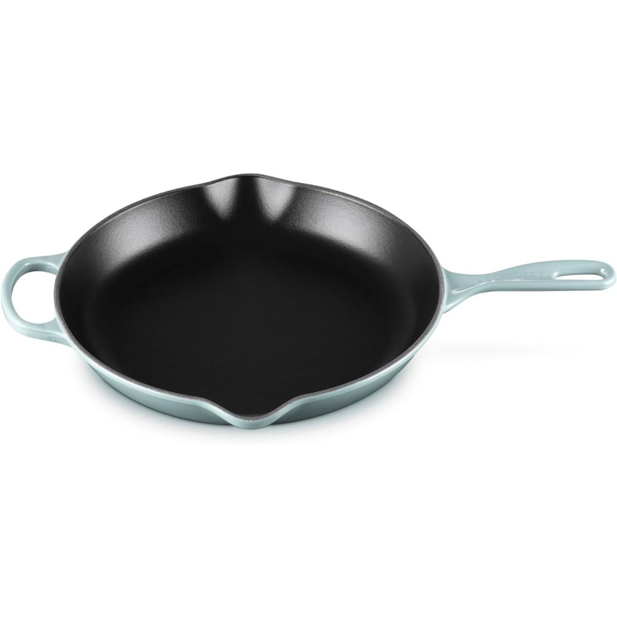  Le Creuset 11.75" Signature Enameled Cast Iron Skillet | Sea Salt