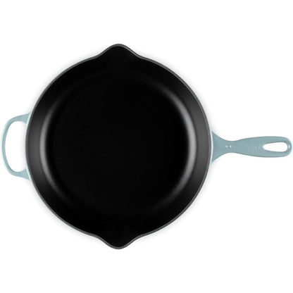  Le Creuset 11.75" Signature Enameled Cast Iron Skillet | Sea Salt