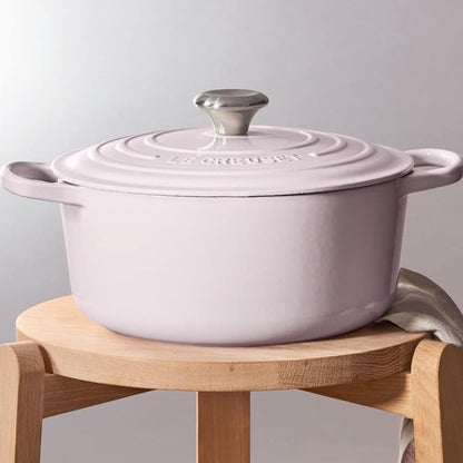  Le Creuset 7.25 Qt. Round Signature Dutch Oven With Stainless Steel Knob | Shallot