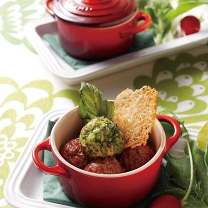  Le Creuset 8oz Round Mini Cocotte | Cerise/Cherry Red