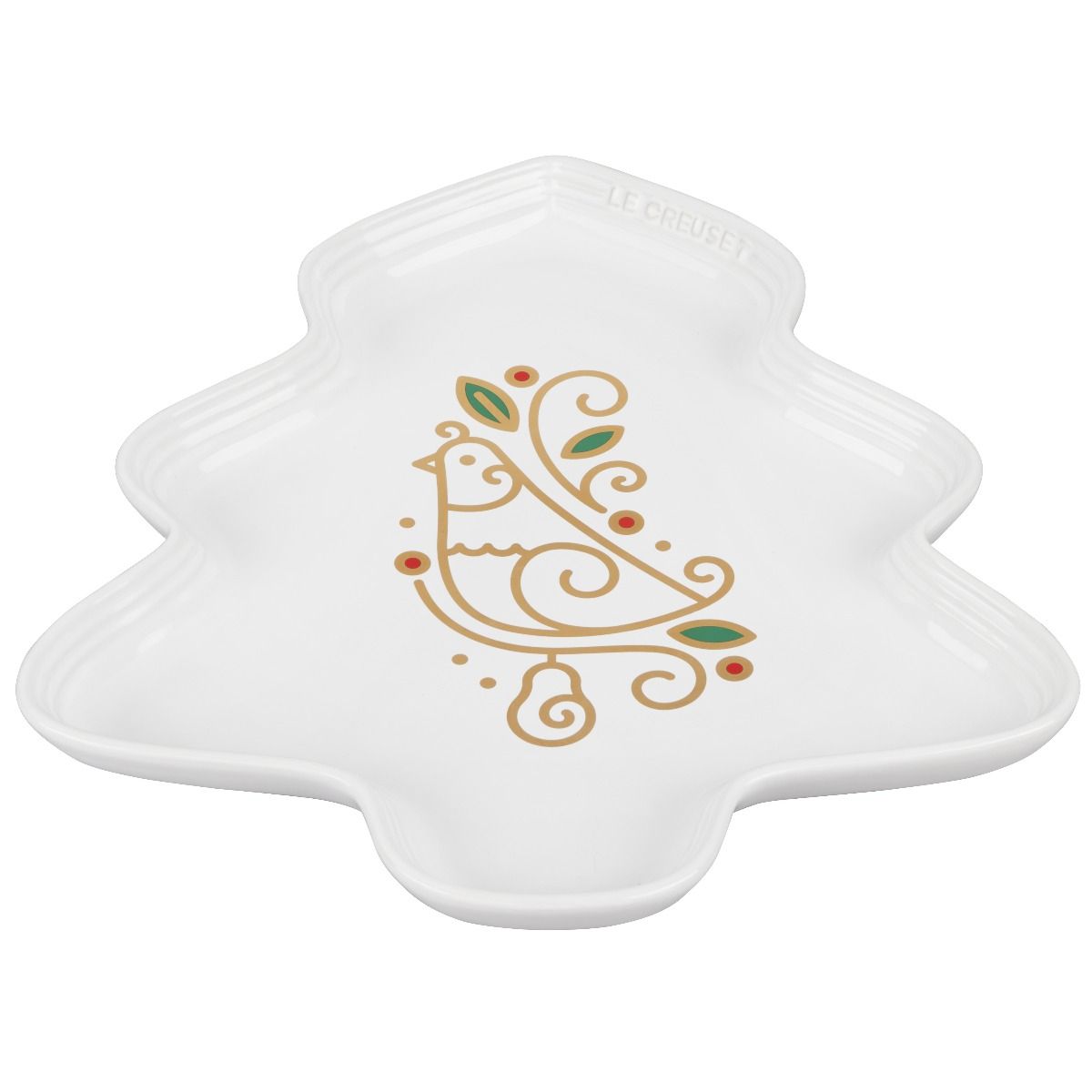  Le Creuset Noel Collection 14" Tree Platter | Partridge In A Pear Tree
