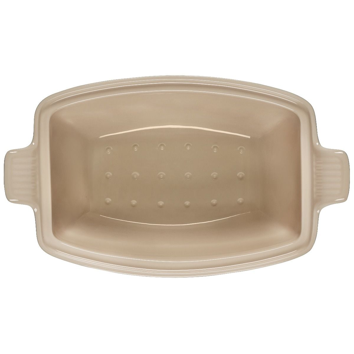  Le Creuset 4.5 Qt. Heritage Deep Covered Rectangular Baker | Oyster