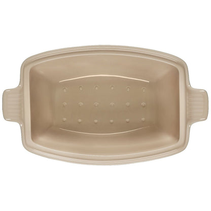  Le Creuset 4.5 Qt. Heritage Deep Covered Rectangular Baker | Oyster