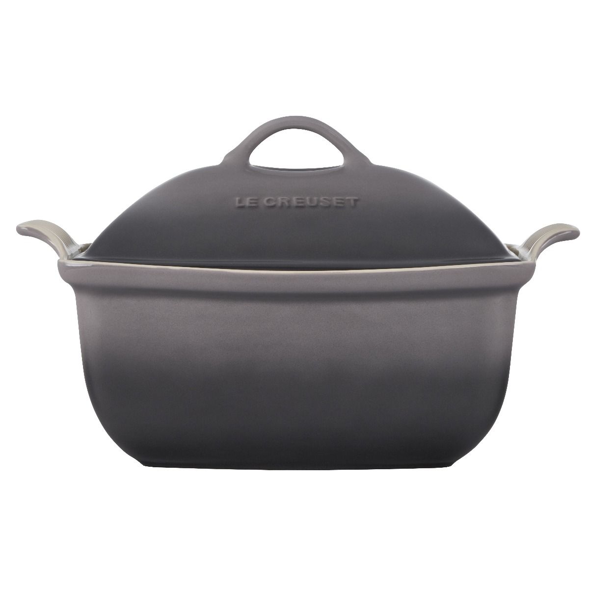  Le Creuset 4.5 Qt. Heritage Deep Covered Rectangular Baker | Oyster