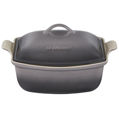  Le Creuset 4.5 Qt. Heritage Deep Covered Rectangular Baker | Oyster