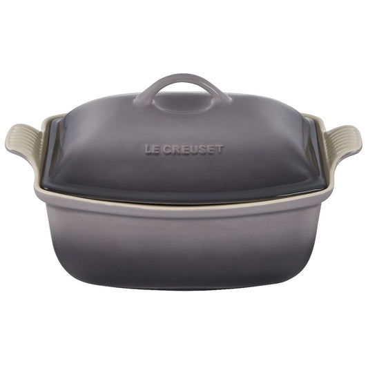  Le Creuset 4.5 Qt. Heritage Deep Covered Rectangular Baker | Oyster