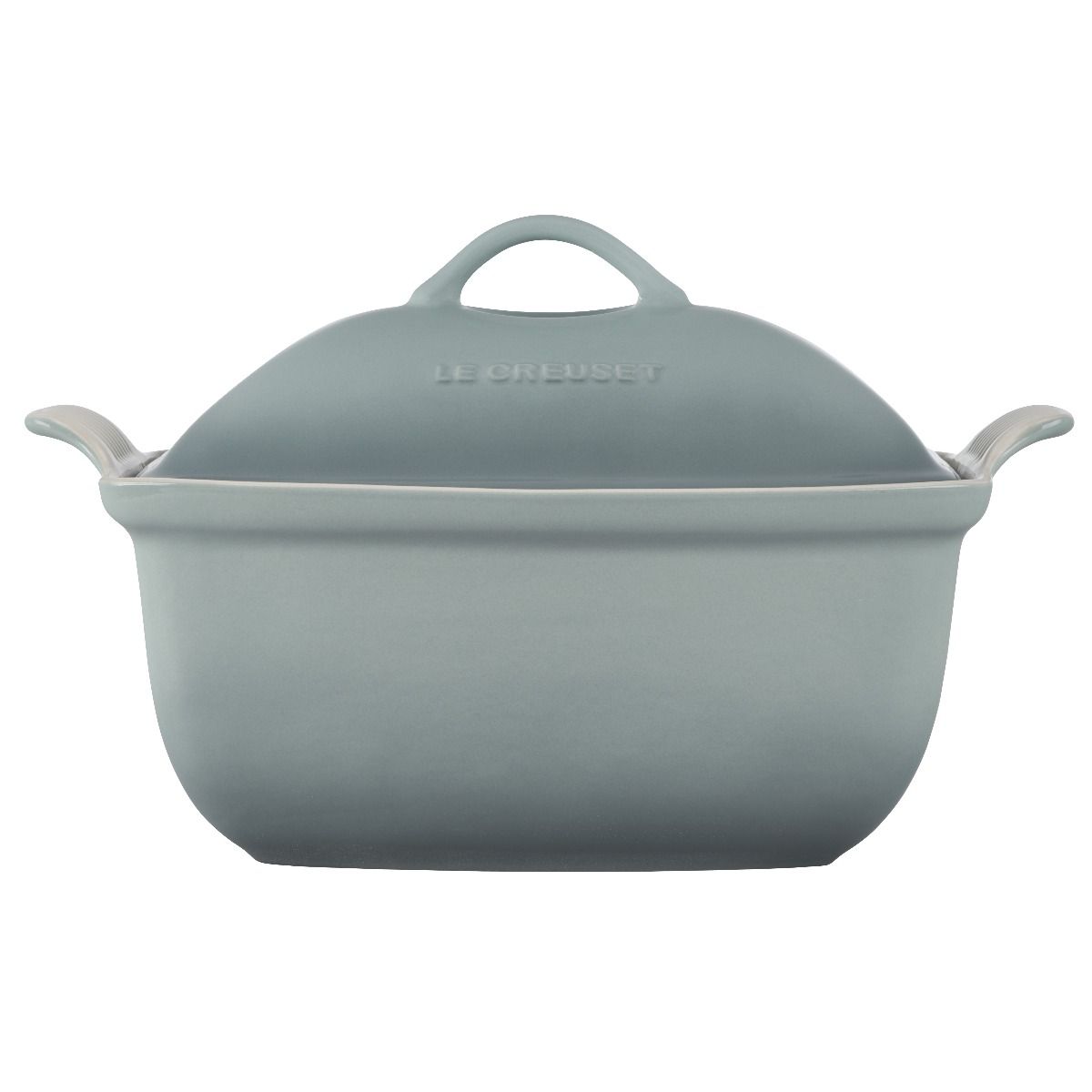  Le Creuset 4.5 Qt. Heritage Deep Covered Rectangular Baker | Sea Salt