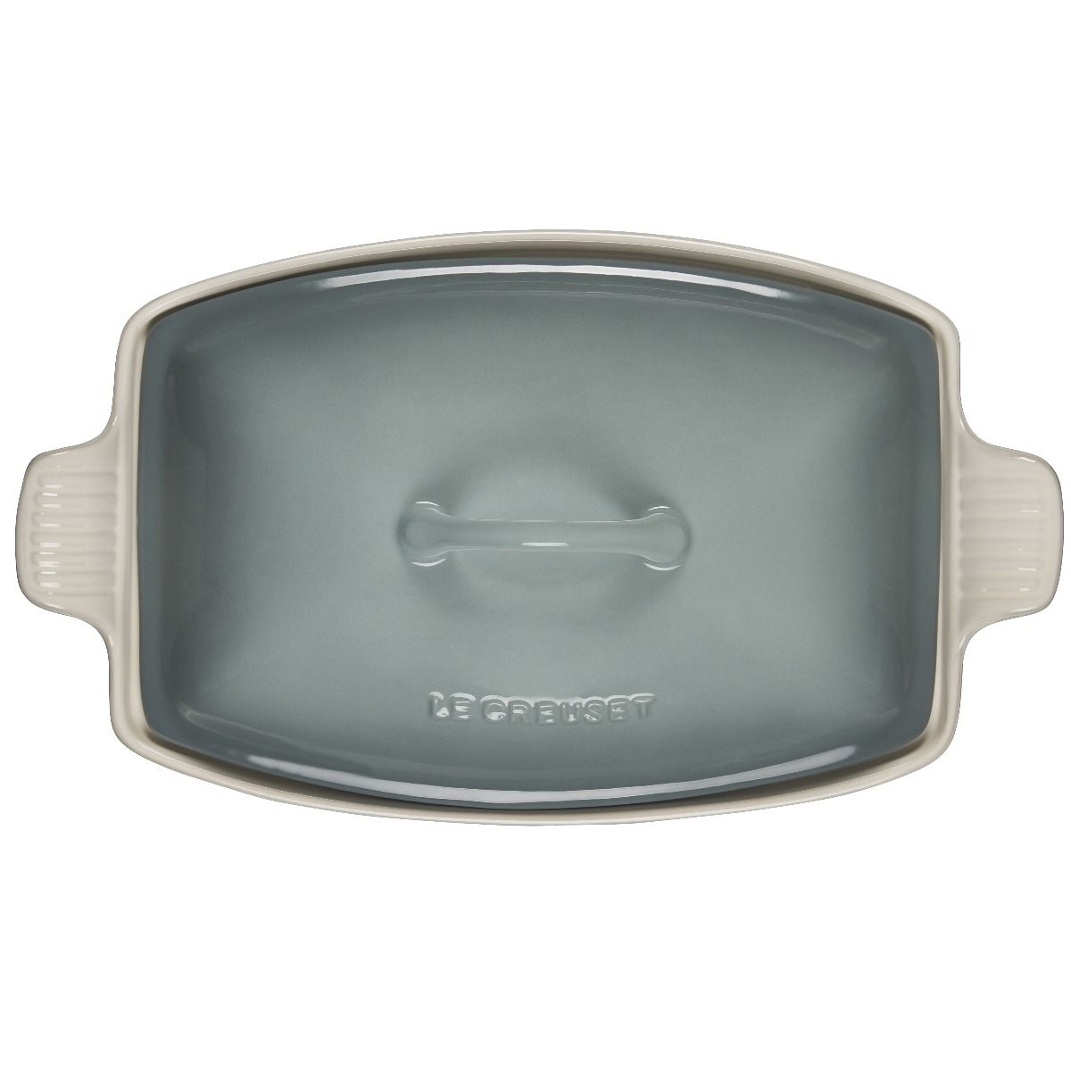  Le Creuset 4.5 Qt. Heritage Deep Covered Rectangular Baker | Sea Salt