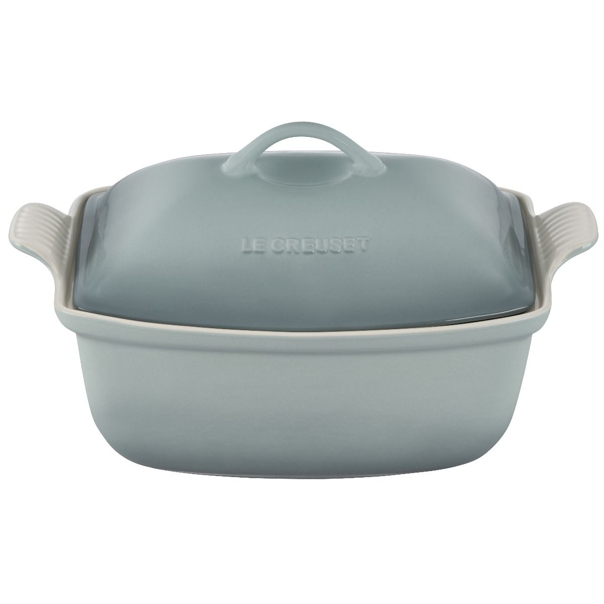  Le Creuset 4.5 Qt. Heritage Deep Covered Rectangular Baker | Sea Salt