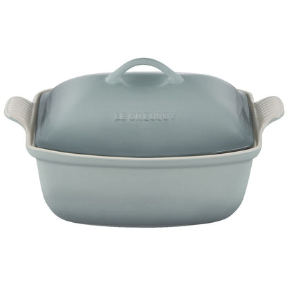  Le Creuset 4.5 Qt. Heritage Deep Covered Rectangular Baker | Sea Salt