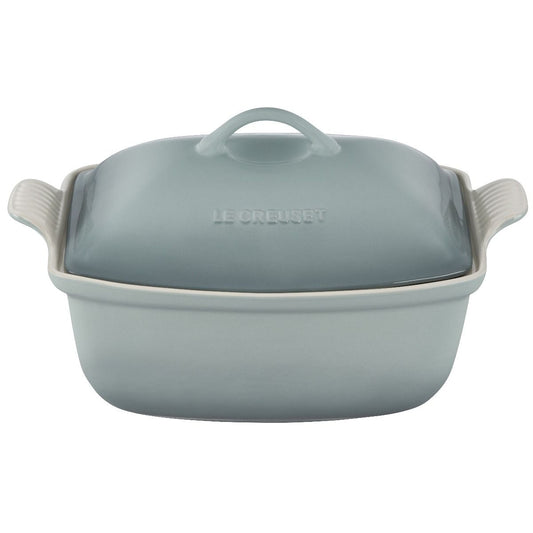  Le Creuset 4.5 Qt. Heritage Deep Covered Rectangular Baker | Sea Salt