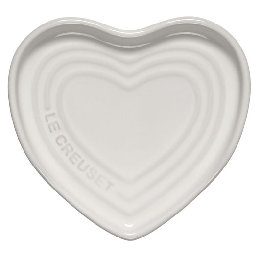  Le Creuset Heart Spoon Rest | White