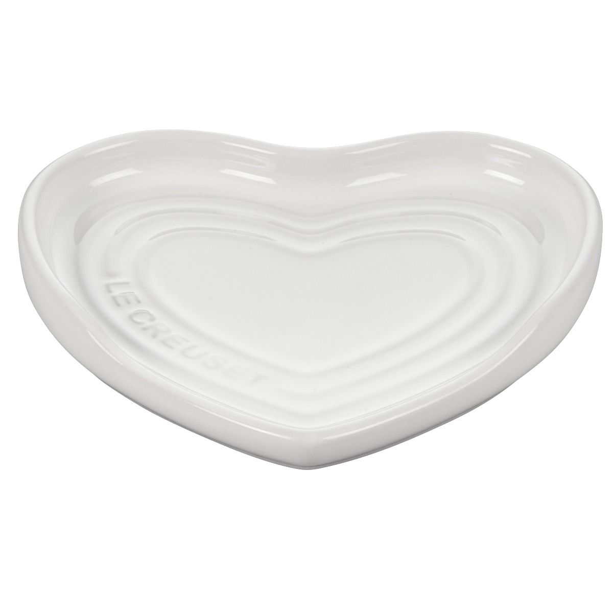  Le Creuset Heart Spoon Rest | White