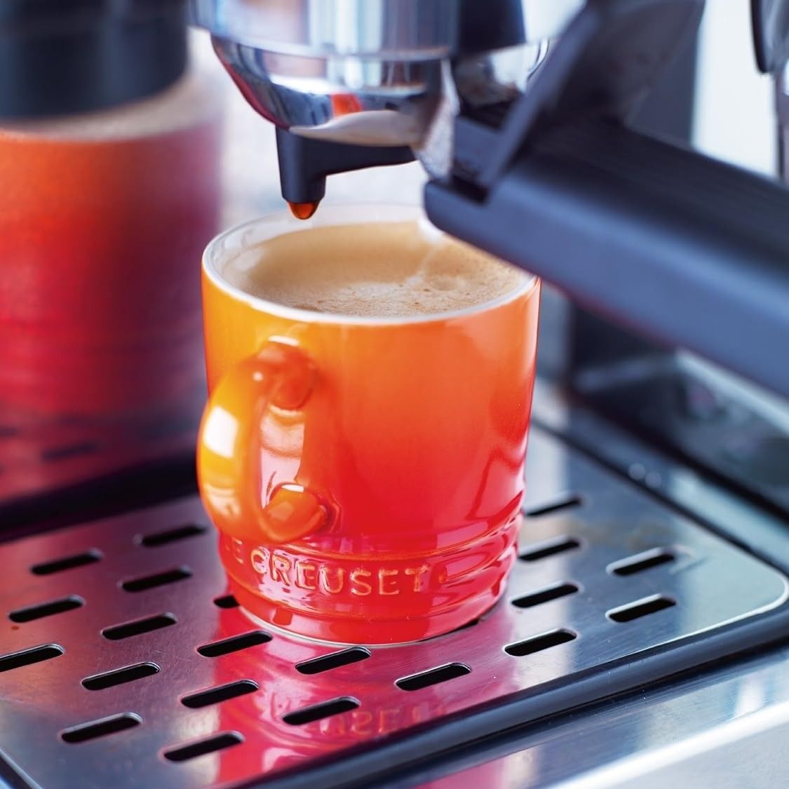  Le Creuset 3oz Demitasse Cup/Espresso Mug | Flame Orange
