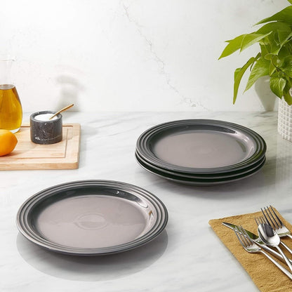  Le Creuset Vancouver 10.5" Dinner Plates - Set Of 4 | Oyster Grey