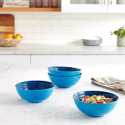  Le Creuset Vancouver 22oz Soup Bowls - Set Of 4 | Marseille Blue