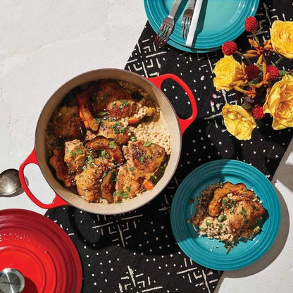  Le Creuset Vancouver 8.5" Salad Plate Set Of 4 | Caribbean Blue