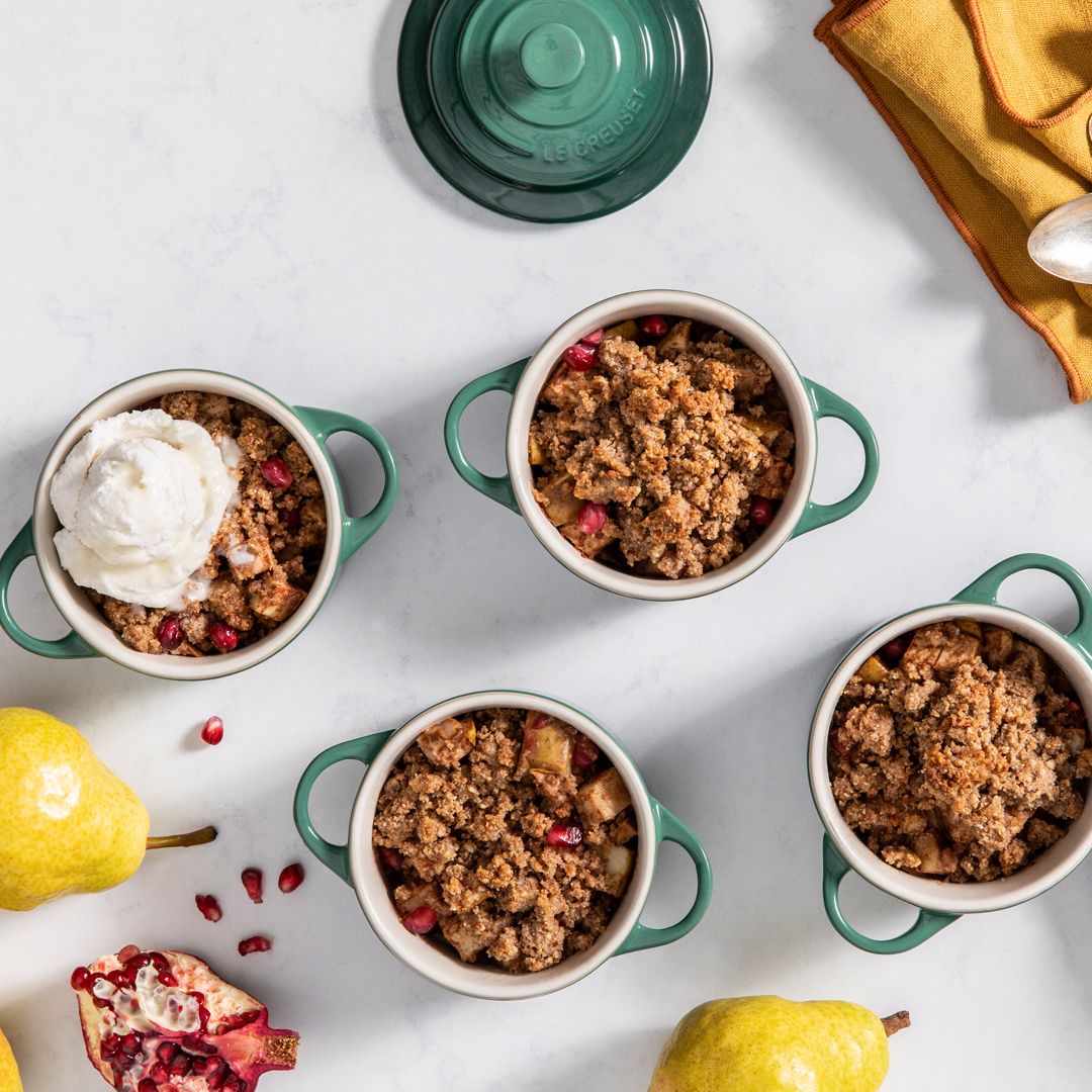  Le Creuset Mini Cocottes & Cookbook (Set Of 4) | Artichaut