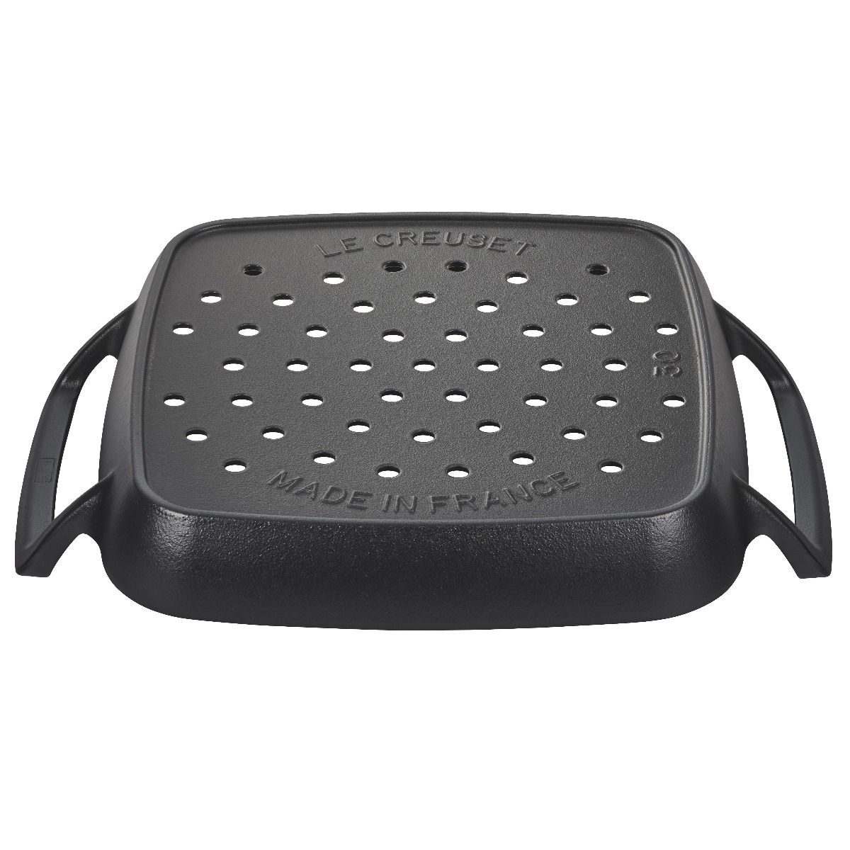  Le Creuset Alpine Collection 12" Square Grill Basket | Matte Black