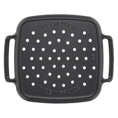 Le Creuset Alpine Collection 12" Square Grill Basket | Matte Black