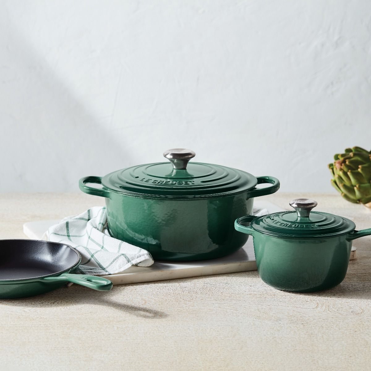  Le Creuset 5-Piece Signature Cookware Set With Stainless Steel Knobs | Artichaut