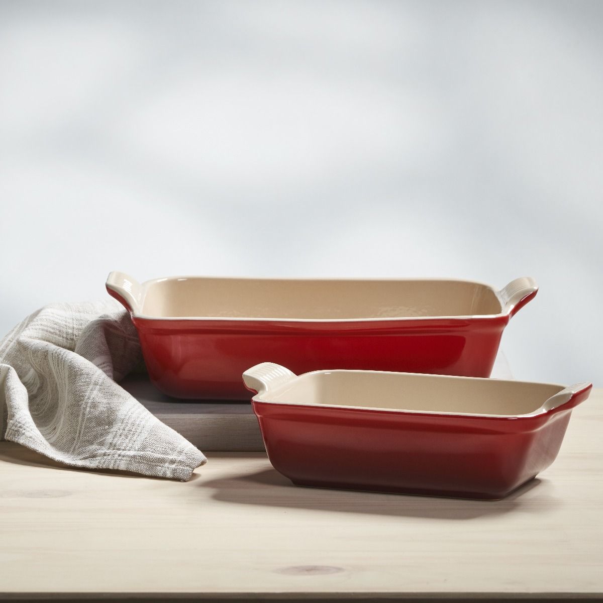  Le Creuset 2.5 Qt. Rectangular Heritage Baking Dish | Cerise/Cherry Red