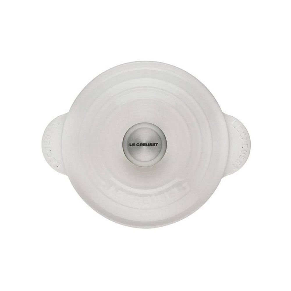  Le Creuset Cast Iron Rice Pot | White