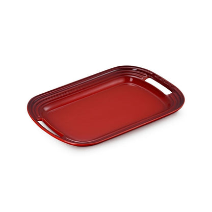  Le Creuset 14" Stoneware Serving Platter | Cerise