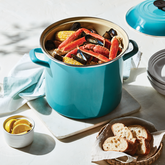  Le Creuset 10 Qt. Stock Pot | Caribbean Blue