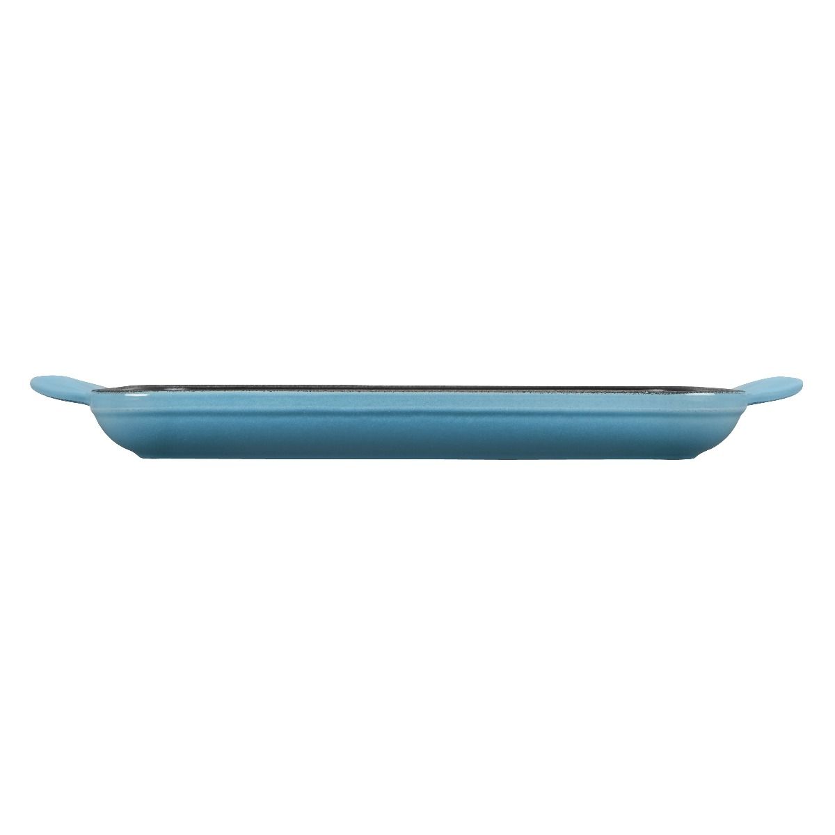  Le Creuset 9.5" Square Signature Enameled Cast Iron Griddle Pan | Caribbean Blue