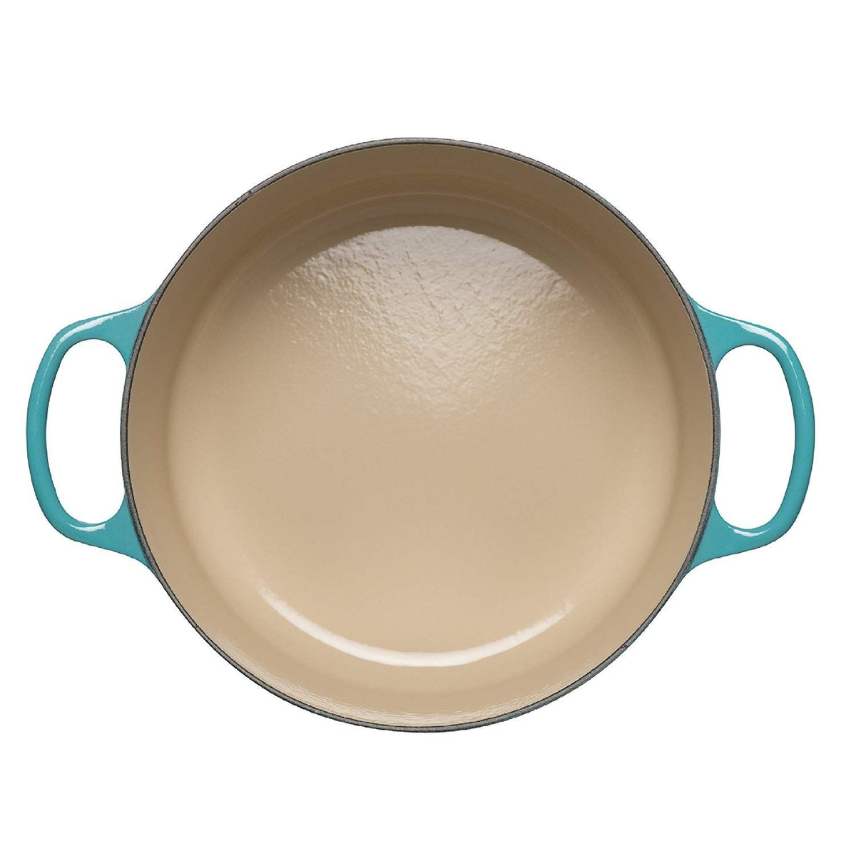  Le Creuset 2.25 Qt. Signature Enameled Cast Iron Braiser With Stainless Steel Knob | Caribbean Blue